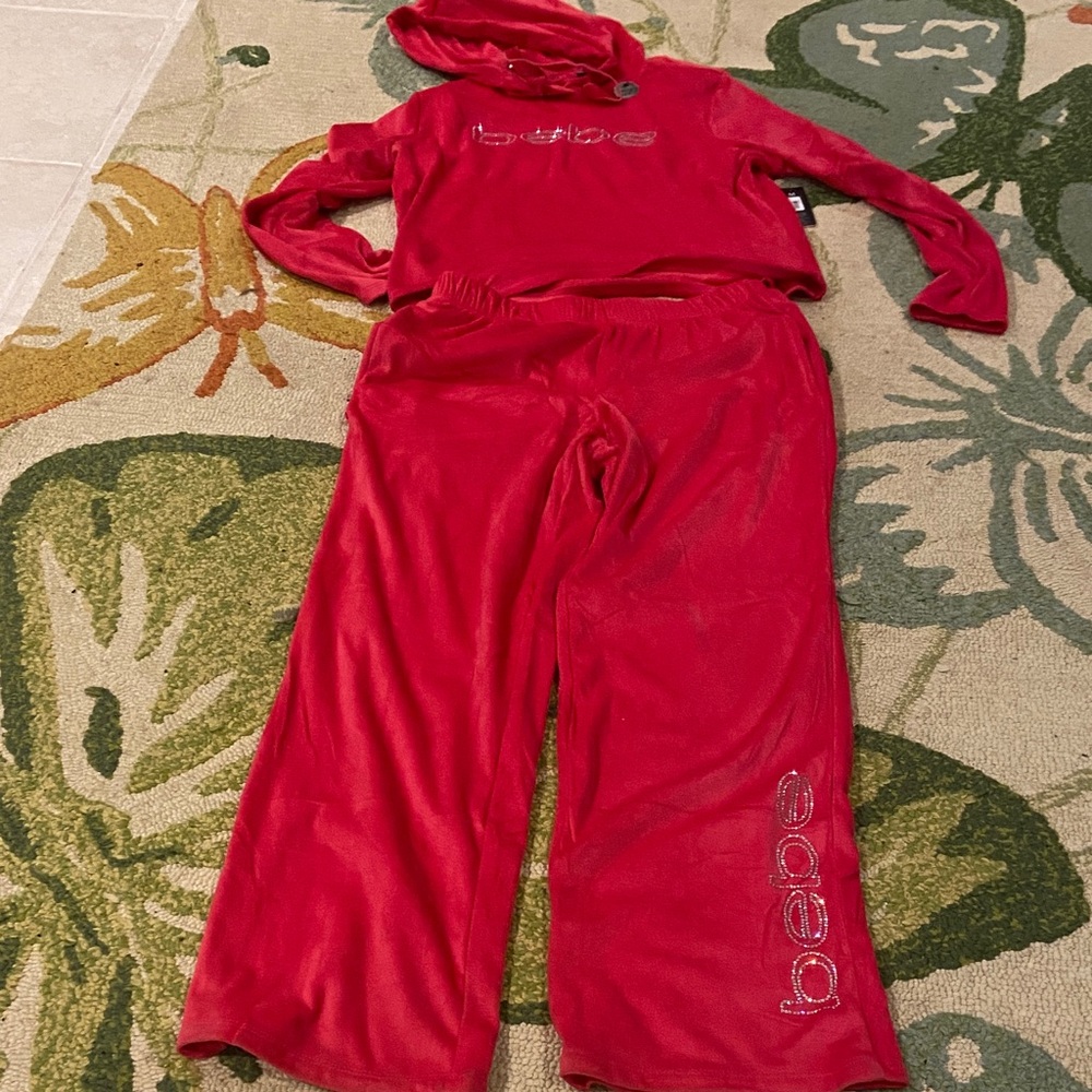 Bebe Vibrant hot pink Women’s Pajama Set